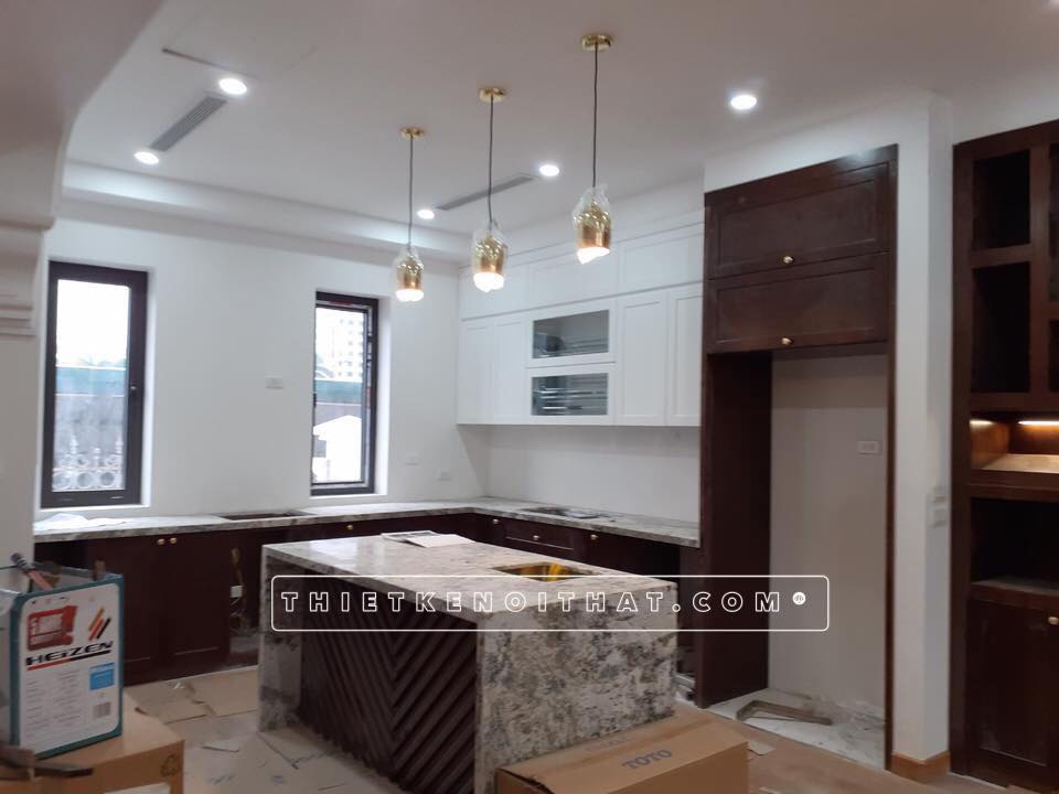 Thi công tủ bếp đẹp