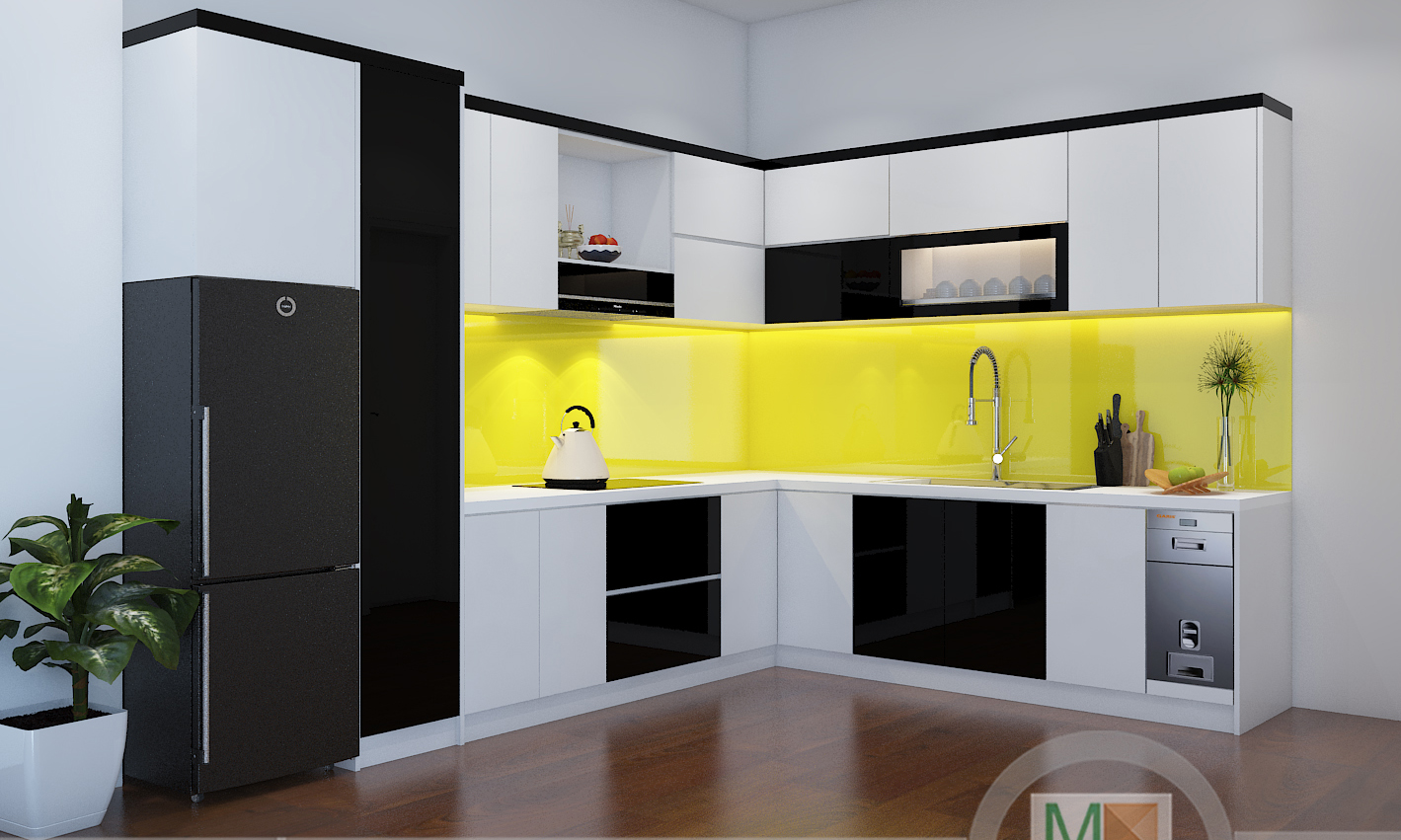 mau tu bep den trang