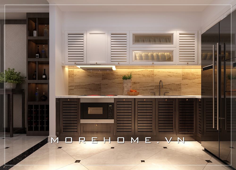 thiet ke tu bep go tu nhien